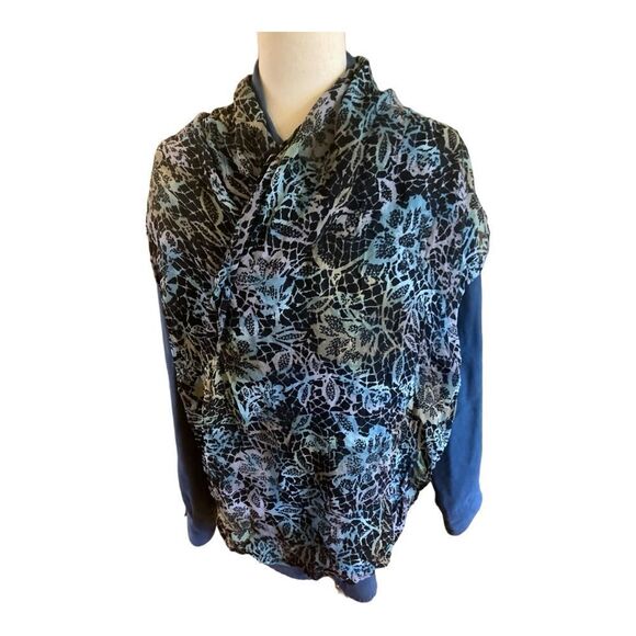 Floral Fabric Scarf - Picture 1 of 6
